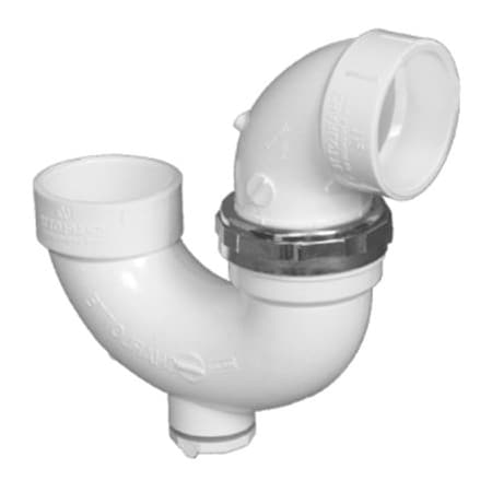 Charlotte Pipe And Foundry 112 PVC ADJ P Trap PVC 00709X 0600HA